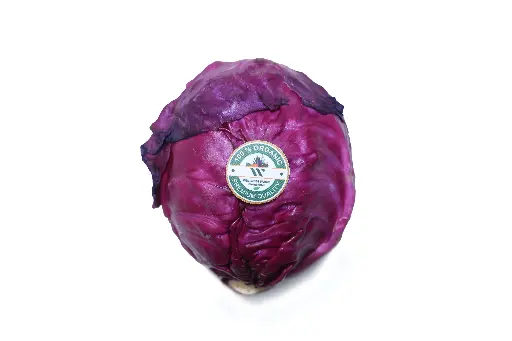 [Cabbage- 2] Organic Band Gobi Lal (Red Cabbage)
